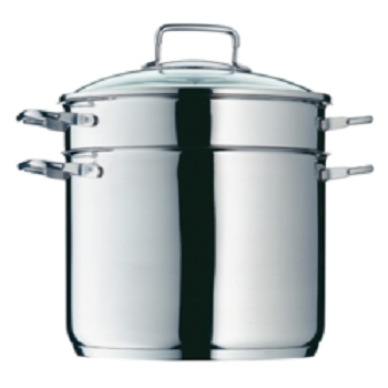 Vinci-Pasta Cooker 24Cm Glasdeckel